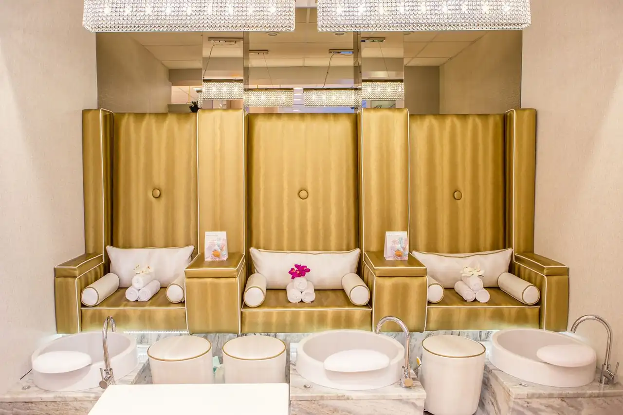 Premium coffee lounge with sophisticated design