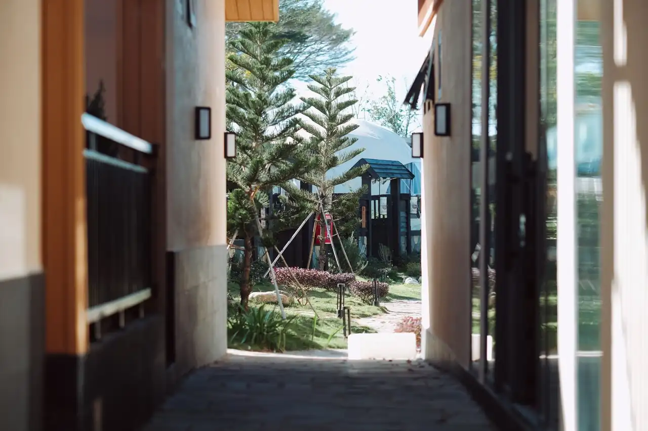 Luxurious Resort Corridor